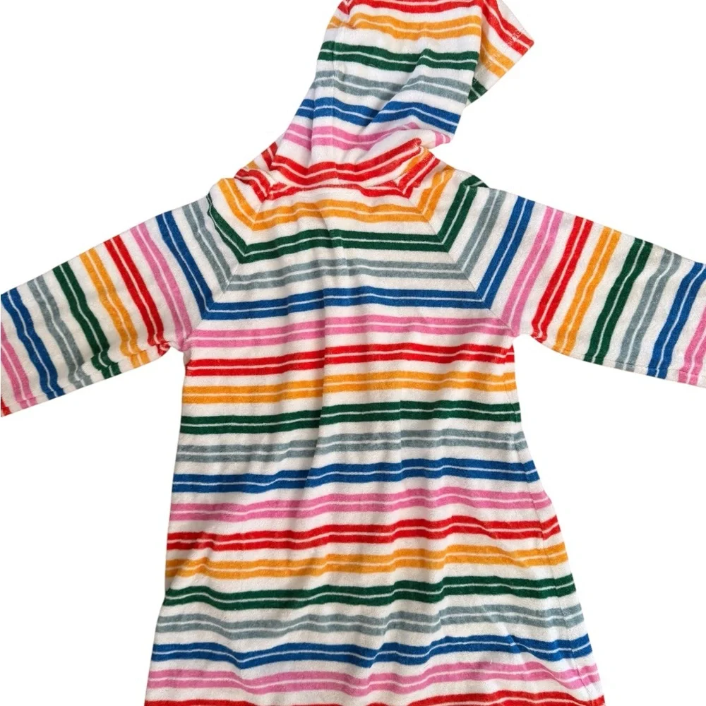 Hanna Andersson Multicolor Striped Kids Swim Coverup - Picture 2 of 4